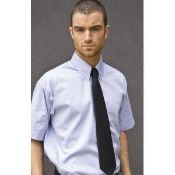 9 x Easy-Care Oxford Short Sleeved Shirt - - White - Size Size 20 - CL185 - Ref: DV/SH31/WHT/20/P23