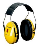 10 x 3M Peltor Optime I Earmuff H/Band Hi-Viz - CL185 - Ref: 77362/P29 - New Stock - Location:
