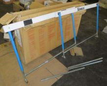 Vinex Hurdles - 121cm Wide, Adjustable Height - Used - Ref: DRT0118 - CL185 - Location: Stoke-on-
