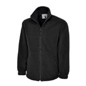 2 x Uneek Classic Unisex Fleece 300Gsm Black XS - CL185 - Ref: UN/UC604/BLK/XS/P32 - New Stock - Loc