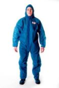7 x 3M 4500 Protective Coverall Blue L - CL185 - Ref: DA/CBP/BLU/L/P2 - New Stock - Location: Stoke-