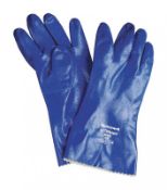 179 x Pairs of North Nitri Knit 803 Nitrile Gauntlets Size 9 - CL185 - Ref: NO/NK803/9/P18 - New