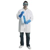 47 x 3M 4430 Lab Coat - White - Size XL - CL185 - Ref: DA/CLCCF/WHT/XL/P29 - New Stock - Location: S