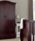 1 x Silver Cross Dorchester Full Size Wardrobe - Features Soft Close Doors, And Finished In Rich