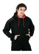 2 x Lee Cooper Panelled Hooded S/Shirt Black XL - CL185 - Ref: LC/SWT113/BLK/XL/P37 - New Stock - Lo