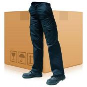 2 x Warrior Ladies Cargo Trousers - Black - Size Reg 24 - CL185 - Ref: DV/TR328/BLK/24R/P40 - New