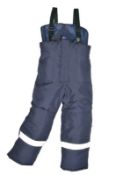 1 x Portwest Coldstore Trousers - Navy - Size XL - CL185 - Ref: PW/CS11/NVY/XL/P26 - New Stock - Loc