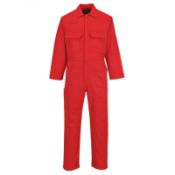 11 x Bizweld Flame Resistant Coverall Red - Size:3XL - CL185 - Ref: PW/BIZ1/RED/3XL/P3 - New Stock -