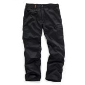 1 x Scruffs Worker Trousers - Black - Size 34L - CL185 - Ref: SC/WTROUS/BLK/34L/P47 - New Stock - Lo