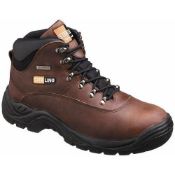 1 x Pair of Sterling Steel Toe Cap Waterproof Hiker Brown Safety Boots Size 12 - CL185 - Ref: ST/SS8