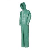 6 x Chemtex Chemical Resistant Boilersuit - Green - Large - CL185 - Ref: SI/5996/GRN/L/P14 - New Sto