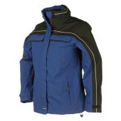 3 x Sioen Makai Waterproof Ladies Jacket - Royal /Black - Size XL - CL185 - Ref: SI/452Z/RBB/XL/P38