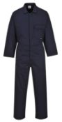 3 x Portwest Standard Boilersuit - Navy - Size 2XL - CL185 - Ref: PW/C806/NVY/2XL/P33 - New Stock -
