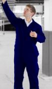 1 x Stud Coverall Navy - Tall XL - CL185 - Ref: DV/BS1/NVY/XLT/P37 - New Stock - Location: Stoke-