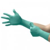 6 x Pairs of Ansell Neotouch P/F Neoprene Gloves - Green 240mm Size 9 - CL185 - Ref: AE/25101/9/