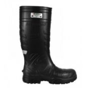 1 x Pair of Safest Wellington Boots - S5 Non-Metallic - Black Size 7 - CL185 - Ref: CO/SAFEST/BLK/7/
