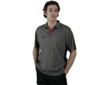 1 x Lee Cooper Performance Polo Shirt - Grey 3XL - CL185 - Ref: LC/TS003/GRY/3XL/P40 - New Stock -