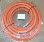 2 x 1/4 HP Hose - 8 Mtr X 3/8F - 1/4F - CL185 - Ref: 46817/P2 - New Stock - Location: Stoke-on-Trent