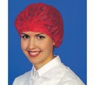 5 x Packs of Mob Cap Red Double Elastic - 100 Per Pkt - CL185 - Ref: PA/MOB/RED/P17 - New Stock - Lo
