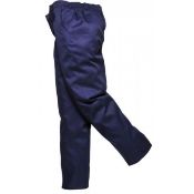 3 x Portwest Ladies Elasticated Trousers - Navy - Reg Sz12 - CL185 - Ref: PW/S097/NVY/12R/P19 - New