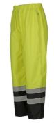 Norvill Hi-Viz Rain Trousers - Class 3 Waterproof And Breathable - Colour: Yellow/Navy - Size: