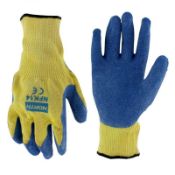 103 x Pairs of North Duro Task Plus Kevlar Lined Safety Gloves Size 7 - CL185 - Ref: NO/NFK14/7/P26