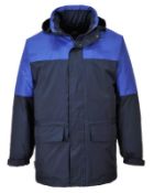 3 x Portwest Oban Fleece Lined Jacket - Navy/Royal - XL - CL185 - Ref: PW/S523/NR/XL/P35 - New Stock