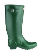 1 x Pair of Ladies Green Hunter Huntress Wellington Boots - Size 4 - CL185 - Ref: RU/23121/4/P3 - Ne