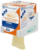 600 x Bodyguard Safedon Yellow Latex Powder Free Gloves - Supplied Over 6 Boxes, 100 Gloves per
