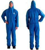 17 x 3M 4515 Protective Coverall - Blue - 2XL - CL185 - Ref: DA/CDX/BLU/XXL/P30 - New Stock - Locati