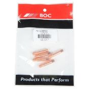 9 x Packs of BOC Contact Tip M6 1.6mm for MG17i and MG25i Torches - 5 Tips per Pack - CL185 - Ref: B