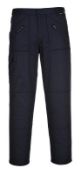 9 x Portwest Action Trousers - Navy - Size 44 Reg - CL185 - Ref: PW/S887/NVY/44R/P35 - New Stock -