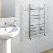 1 x Eco Heated Towel Rail Radiator (TW30) - Unused Sealed Stock - Size: 800 x 500mm - CL190 - Ref