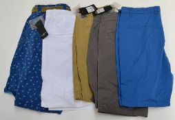 4 x Assorted Pairs Of PRE END Branded Mens Cotton Shorts - New Stock With Tags - Recent Retail