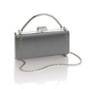 1 x Juliette Evening Bags By ICE London - New & Boxed - Ideal Gift - Colour: Silver - CL042 - Ref: