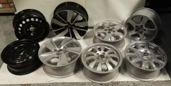 8 x Assorted Alloy Wheels - 15
