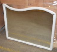 1 x Vogue Bathrroms Tefeli Bathroom Wall Mirror - Curved Design - 900x700mm - Fitted With Electroinc