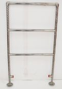 1 x Vogue Heated Towel Rail - New / Boxed Stock - Dimensions: W53 x H92cm - Ref: MWI002 - CL022 -