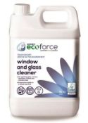 2 x EcoForce 5 Litre Window and Glass Cleaner - Premiere Products - Brand New Stock - Suitable For