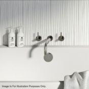 1 x Secta Wall Mounted Bath Mixer Tap - Ref: MTN005 - CL190 - New / Boxed Stock - Location: