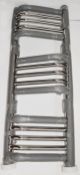 1 x Vogue Heated Towel Rail - New / Boxed Stock - Dimensions: H122 x W44 x D20cm - Ref: MWI008 -