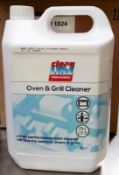 2 x Clean Line Professional 5 Litre Oven & Grill Cleaner - High Performance Oven Cleaner - Brilliant