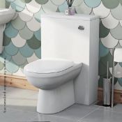 1 x Autograph Back To Wall Toilet Pan Without Toilet Seat - Ref: GMJ021A - Unused Stock - CL190 -