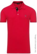 5 x Assorted Pre End Branded Mens Short Sleeve Polo Shirts - New Stock With Tags - Recent Retail Clo