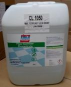 1 x Clean Line Professional 20 Litre Floor Sanitiser Concentrate - Anti Bacterial and Fragrant Free