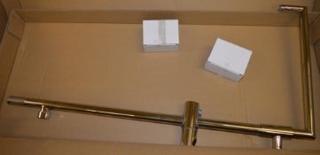 1 x Shower Riser Rail + H900 - Chrome Finish - Brand New Boxed Stock - Ref S206-1 - CL190 - Location