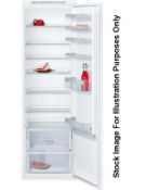 1 x NEFF KI1812S30G Integrated Tall Fridge - Only 6 Months Old - CL252 - Location: Longton, PR4 - NO