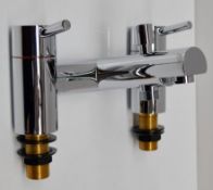 1 x Matrix Bath Mixer Tap - Featuring Modern Style With A Round Shape - Ref: MBI031 - CL190 - Unused
