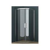 1 x Tavistock Oxygen 8 Double Sliding Door Quadrant Shower Enclosure - 900x900x1950mm - New Boxed St