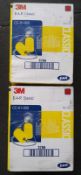 2 x Boxes of 3M E-A-R Classic Corded CC-01-000 Earplugs - 200 Per Box - CL185 - Ref: C2/3789 - New S